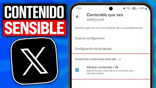 Cómo VER Contenido SENSIBLE en X 2024 Actualización ✅ [upl. by Enowtna]