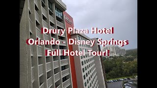 Drury Plaza Hotel Orlando Near Disney Springs  FULL Tour [upl. by Annij]