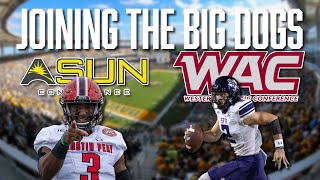 The WAC amp the Atlantic Sun Will be Forming an Alliance to Join the FBS  Conference Realignment [upl. by Naugal]