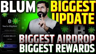 Blum Biggest Update  Blum Airdrop  Blum Rewards  Blum Withdraw  Crypto News Update  Albarizon [upl. by Nomahs426]