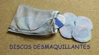 DISCOS DESMAQUILLANTES REUTILIZABLES [upl. by Enitnatsnoc]