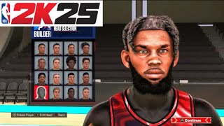 New Best Drippy Guard Face Creation on NBA2k25 [upl. by Brit]