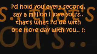 Diamond Rio One more day lyrics [upl. by Truman675]