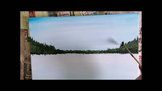 Malen mit Acryl  Moor Landschaft [upl. by Minda]