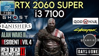 RTX 2060 Super  i3 7100 amp 16GB Ram  Test In 10 Games [upl. by Aisena]