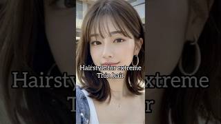 Hairstyle idea for extreme thin hair [upl. by Ahsata]