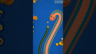 Wormzone 🐍🥶 magic gameplay iQ 💯 hack shorts wormszone snake games wormszoneio [upl. by Llehsam291]