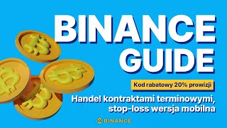 Jak korzystać z Binance Handel kontraktami terminowymi stoploss wersja mobilna [upl. by Anselm]