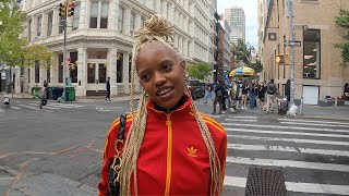 What Are People Wearing in New York Fashion Trends 2023 NYC Street Style Ep79 [upl. by Ayr]