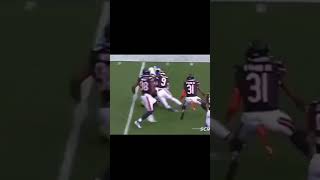 CHICAGO BEARS  BRISKER BLOWS UP WILLIAMS ON A SCREEN funny nfl viral viralshort chicagobears [upl. by Lenoil794]