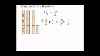 Blandad form  bråkform [upl. by Relyuc]