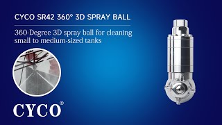 Tank Cleaning Nozzles  CYCO 360Degree 3D Spray Ball SR42 [upl. by Procter664]