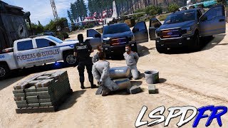 GTA 5 LSPDFR 224 POLICIA MINISTERIAL DE MEXICO  EMBOSCADA A TR4F1C4NT35 [upl. by Anirok984]