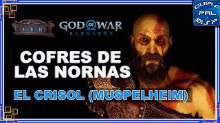 Cofres de las Nornas  El Crisol Muspelheim  GoW Ragnarök Guía de coleccionables [upl. by Hadihahs699]