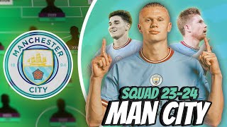 Manchester City Squad  20232024 [upl. by Llerrehs]