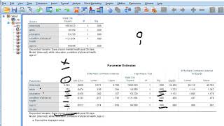 Poisson versus negative binomial regression in SPSS 2018 [upl. by Hevak]