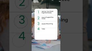 How to Protect Your Posture While Working from Home shorts [upl. by Eskill433]