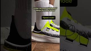 UA “SlipSpeed” Mega Running Shoes try on review [upl. by Sinnal]