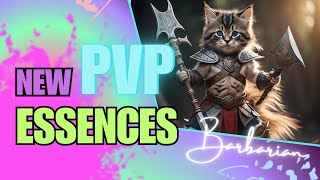 Diablo Immortal  NEW ESSENCES in PVP for BARBARIAN with 1Mio Hits and Cats diabloimmortal [upl. by Nujra651]