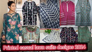 Printed suits amazing design for summerlawn printed kurti ideasprinted casual dress designing [upl. by Jaella494]