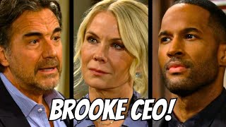 Prediction Carter Makes Brooke CEO How Will Ridge React The Bold and the Beautiful [upl. by Urbannai]