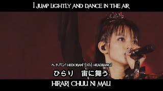 Babymetal  Headbanger ヘドバンギャー live Kana Kanji • Romaji • English subs by sleeplacker21edge [upl. by Amos]