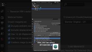 Upload PBR materials addon  Blender  Reawote shorts blender [upl. by Oirtemed]