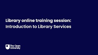 Introduction to Library Services [upl. by Ococ586]