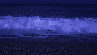 Fall Asleep With Relaxing Wave Sounds at Night Low Pitch Ocean Music for Deep Sleeping [upl. by Jehius]