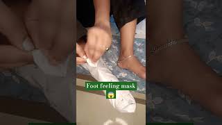 😱I Tried A Crazy Foot Peeling Mask [upl. by Anadroj]