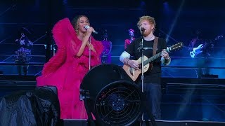 Beyoncé and Ed Sheeran  XO  Perfect Global Citizens Festival Johannesburg SA 1222018 [upl. by Nosrej]