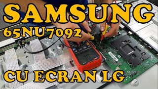 SAMSUNG 65NU7092 cu ecran LG fără imagine [upl. by Sterrett]