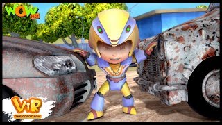 Vir The Robot Boy  Hindi Cartoon For Kids Car thief  Animated Series Wow Kidz [upl. by Sadiras]