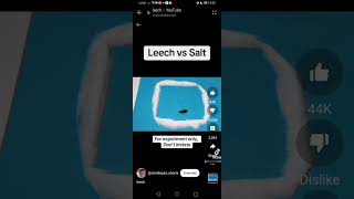 meme memevideo leech VS Salt I think the leech has a demon inside💀 [upl. by Nednarb643]