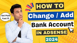 How to Add Bank Account in AdSense  ChangeAdd Payment Method in Google AdSense Easiest Way [upl. by Raleigh]