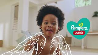 Nova Pampers Pants com Barreira Anticocô a prova de cocôbomba para Até Zero Vazamento [upl. by Ipoillak]