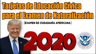 Preguntas de educación cívica del Examen de Naturalización  20202021 [upl. by Muhcon]