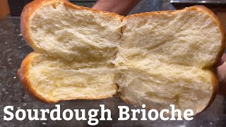 Sourdough Brioche  How to make sourdough brioche by hand [upl. by Yelkreb]