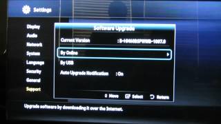 How to do a software update on the Samsung Bluray Player [upl. by Markman]