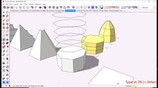 Sketchup 2017 Vormen  Vorm 6 [upl. by Barkley]