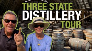 3State Distillery Tour and State Line Whiskey Trail [upl. by Nauqat]