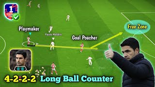 New 4222 is HERE 🐐🔥 OP Long Ball Counter Best Formation Of All Time In eFootball 2025 🔥🥵 [upl. by Fiedling]