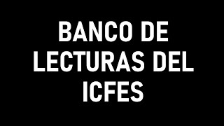 Banco de Lecturas del ICFES [upl. by Terhune]