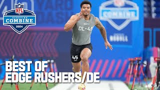 Best Workouts of EDGE RushersDE  2024 NFL Scouting Combine [upl. by Maressa276]