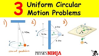 Uniform Circular Motion Problems [upl. by Cyrillus124]