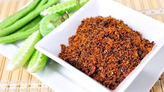 Thai Food  Fiery Shrimp Chili Paste Nam Prik Narok [upl. by Nomelc648]