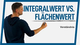 Integralwert vs Flächenwert  Mathe by Daniel Jung [upl. by Nomrah]