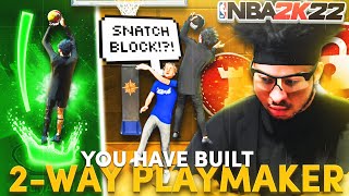 how to use a 2way slashing playmaker the right way… nba 2k22 BEST JUMPSHOT amp DRIBBLE MOVES [upl. by Annayr729]