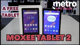 Moxee Tablet 2 unboxing and review A free tablet from metro by tmobile [upl. by Elo]