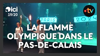 Paris 2024  le passage de la flamme olympique dans le PasdeCalais [upl. by Uba625]